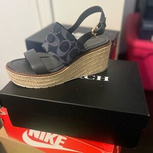 Coach Wedge Sandals